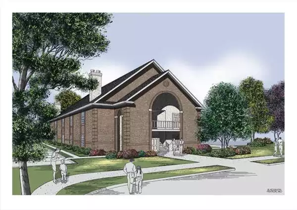 image of 2 story traditional house plan 6865